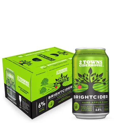 2 Towns Bright Cider 6Pk