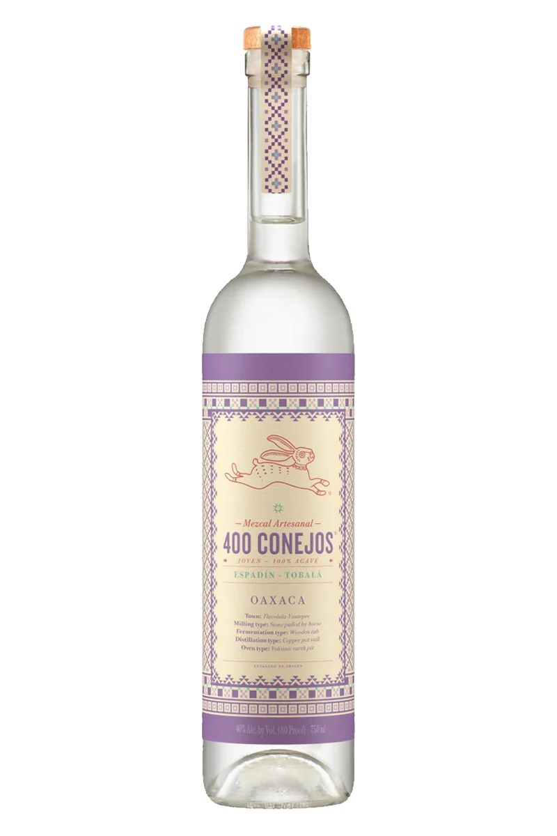400 Conejos Mezcal Tobala Joven 750ML 400 Conejos Mezcal Tobala Joven 750ML