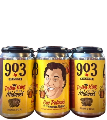 903 Brewers Gus Polinski Polka King of the Midwest 6Pk