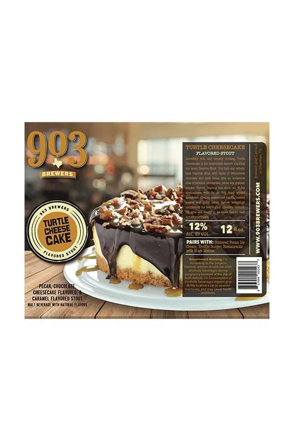 903 Brewers Turtle Cheesecake Stout 4Pk 903 Brewers Turtle Cheesecake Stout 4Pk