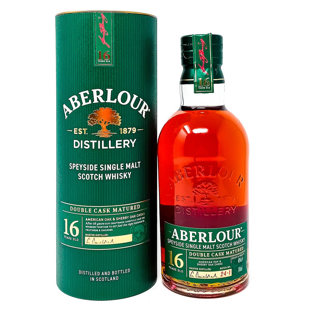 Aberlour 16 Year Old Double Cask Matured Single Malt Scotch Whisky, 70cl, 40% ABV Aberlour 16 Year Old Double Cask Matured Single Malt Scotch Whisky, 70cl, 40% ABV