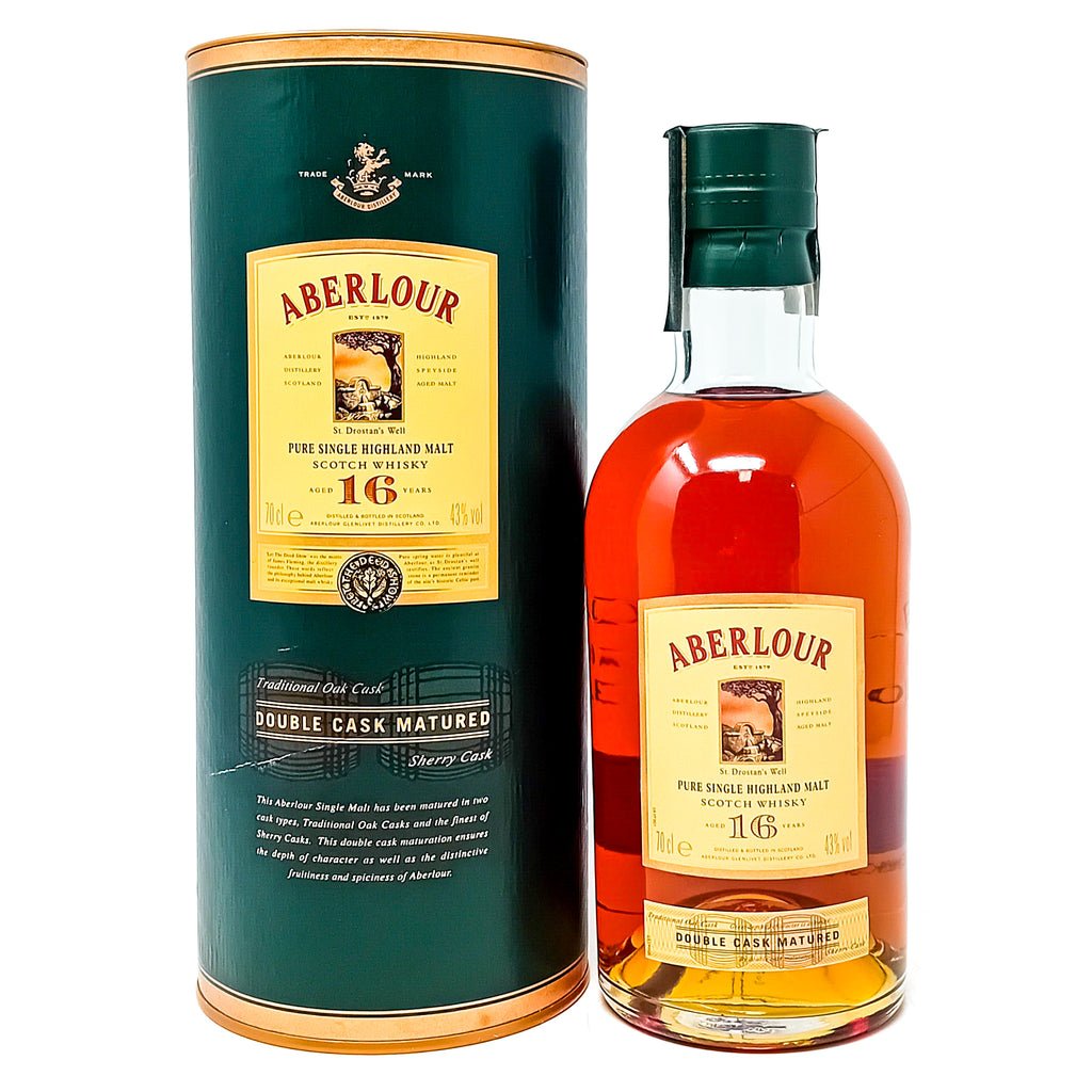 Aberlour 16 Year Old Double Cask Matured Single Malt Scotch Whisky, 70cl, 43% ABV Aberlour 16 Year Old Double Cask Matured Single Malt Scotch Whisky, 70cl, 43% ABV