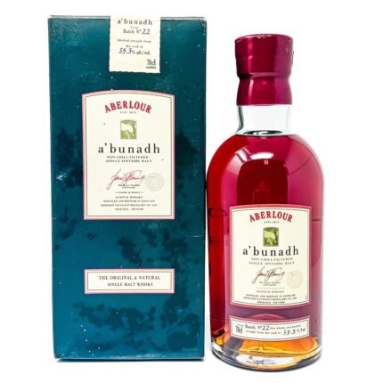 Aberlour A'Bunadh Batch No. 22 Single Malt Scotch Whisky, 70cl, 59.3% ABV
