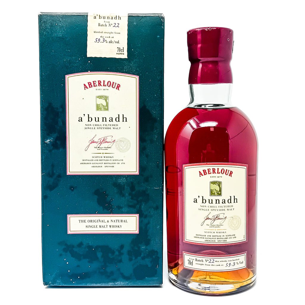Aberlour A'Bunadh Batch No. 22 Single Malt Scotch Whisky, 70cl, 59.3% ABV Aberlour A'Bunadh Batch No. 22 Single Malt Scotch Whisky, 70cl, 59.3% ABV