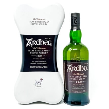 Ardbeg 10 Year Old Shortie Gift Tin Single Malt Whisky 70cl, 46% ABV