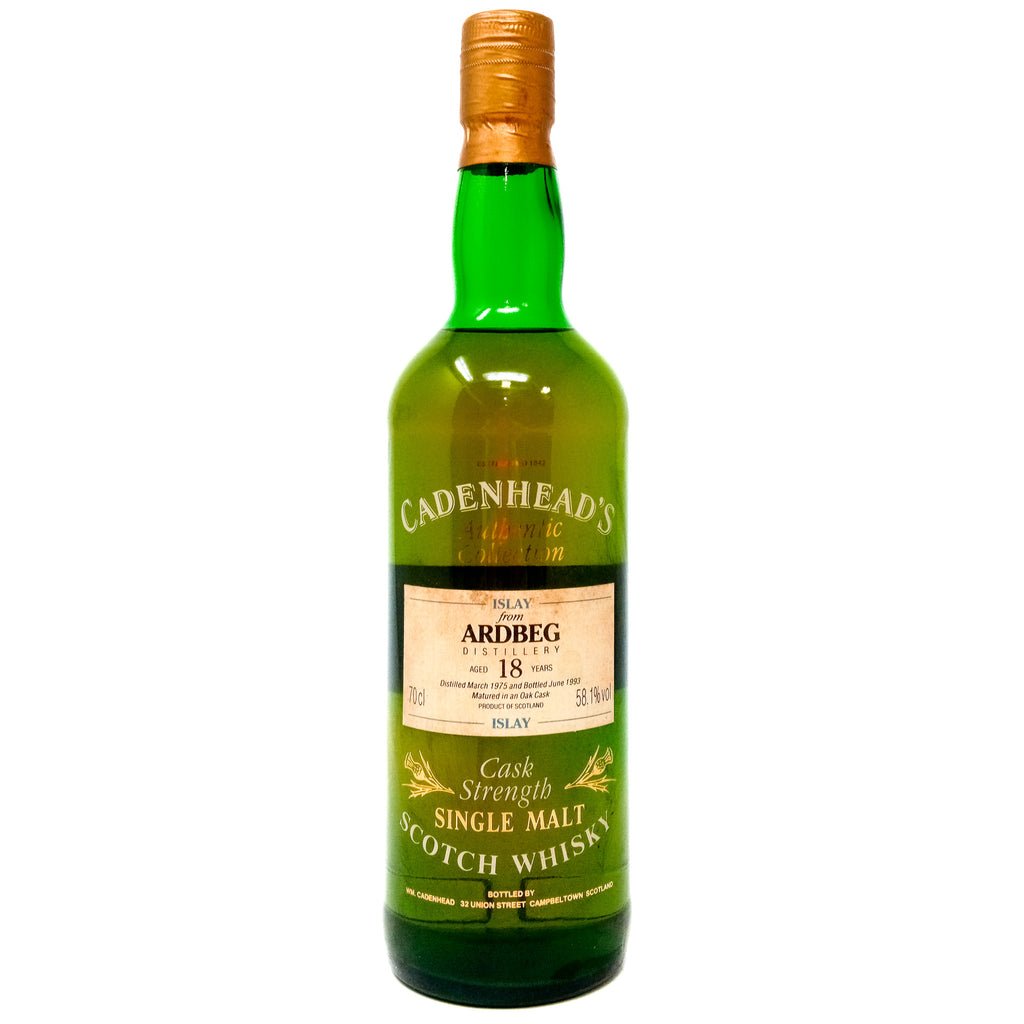 Ardbeg 1975 18 Year Old Cadenhead's Single Malt Scotch Whisky, 70cl, 58.1% ABV Ardbeg 1975 18 Year Old Cadenhead's Single Malt Scotch Whisky, 70cl, 58.1% ABV