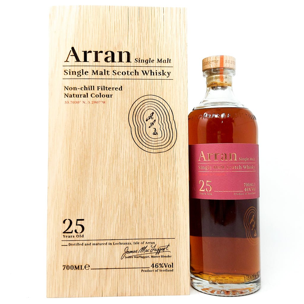 Arran 25 Year Old 2021 Release Single Malt Scotch Whisky, 70cl, 46% ABV Arran 25 Year Old 2021 Release Single Malt Scotch Whisky, 70cl, 46% ABV