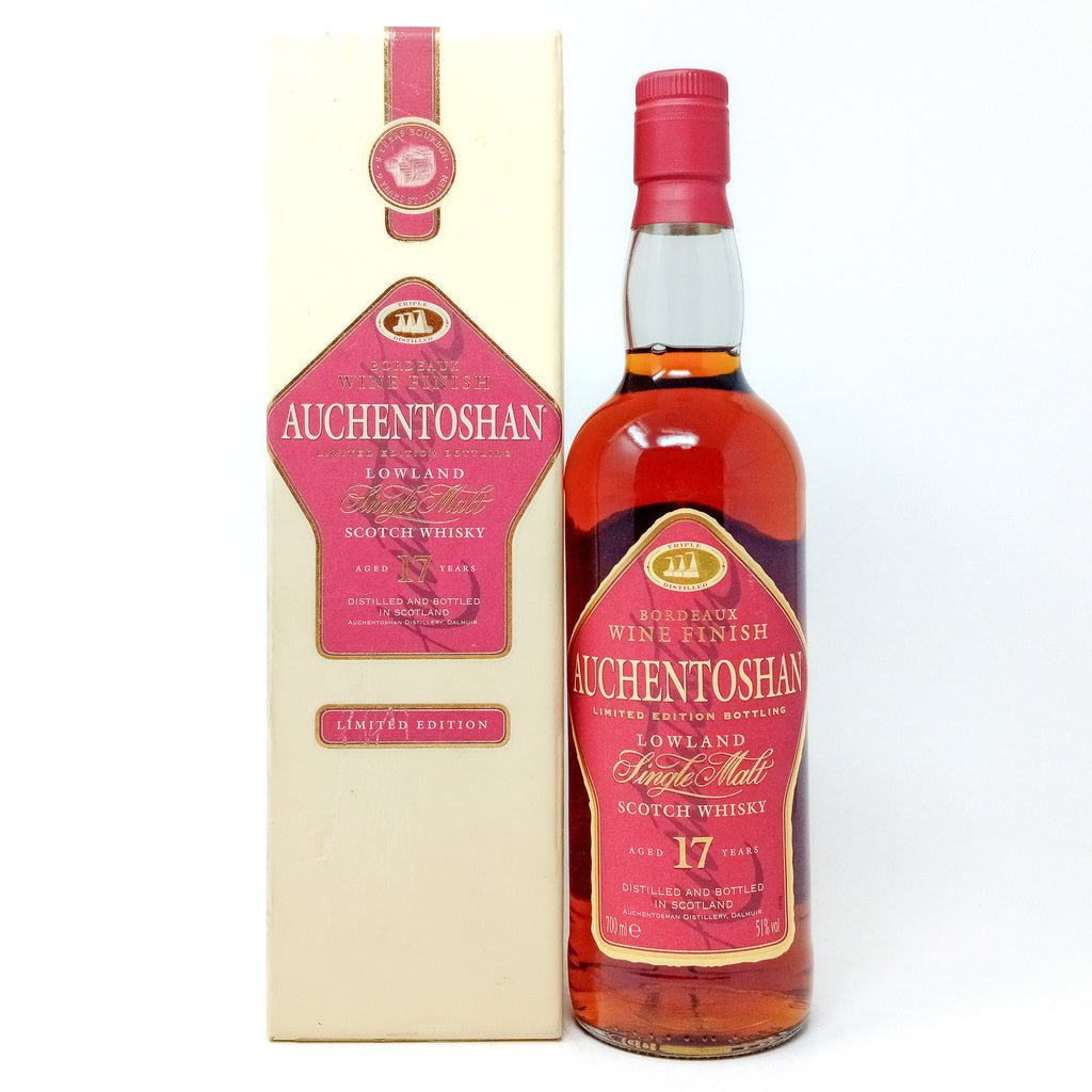 Auchentoshan 17 Year Old Bordeaux Wine Finish Single Malt Scotch Whisky, 70cl, 51% ABV Auchentoshan 17 Year Old Bordeaux Wine Finish Single Malt Scotch Whisky, 70cl, 51% ABV