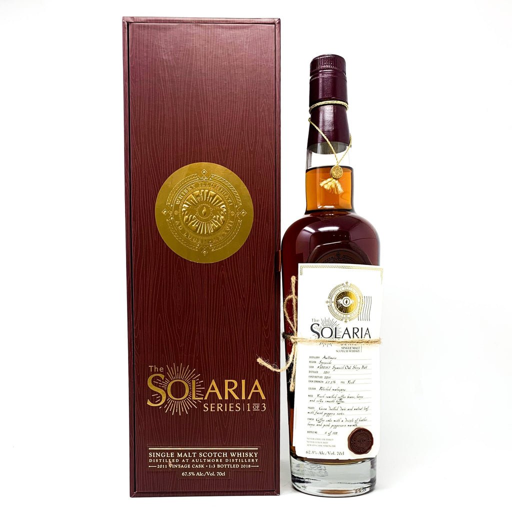 Aultmore 2011 Solaria Series Single Malt Scotch Whisky, 70cl, 67.5% ABV Aultmore 2011 Solaria Series Single Malt Scotch Whisky, 70cl, 67.5% ABV