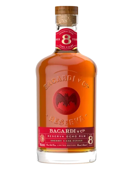 Bacardi 8 Year Ocho Sherry Cask Finish Rum 750ML