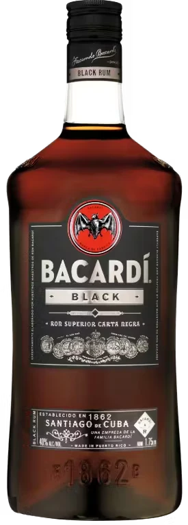 Bacardi Black Rum 1.75L Bacardi Black Rum 1.75L