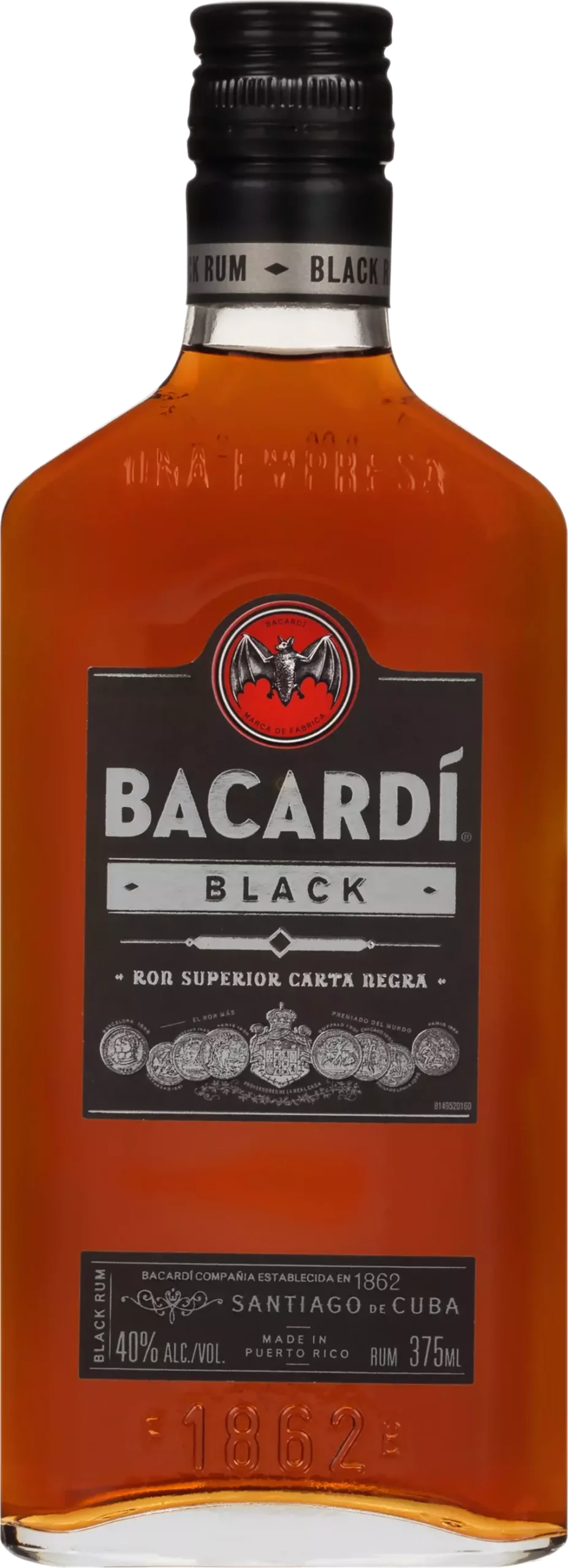 Bacardi Black Rum 375ML Bacardi Black Rum 375ML