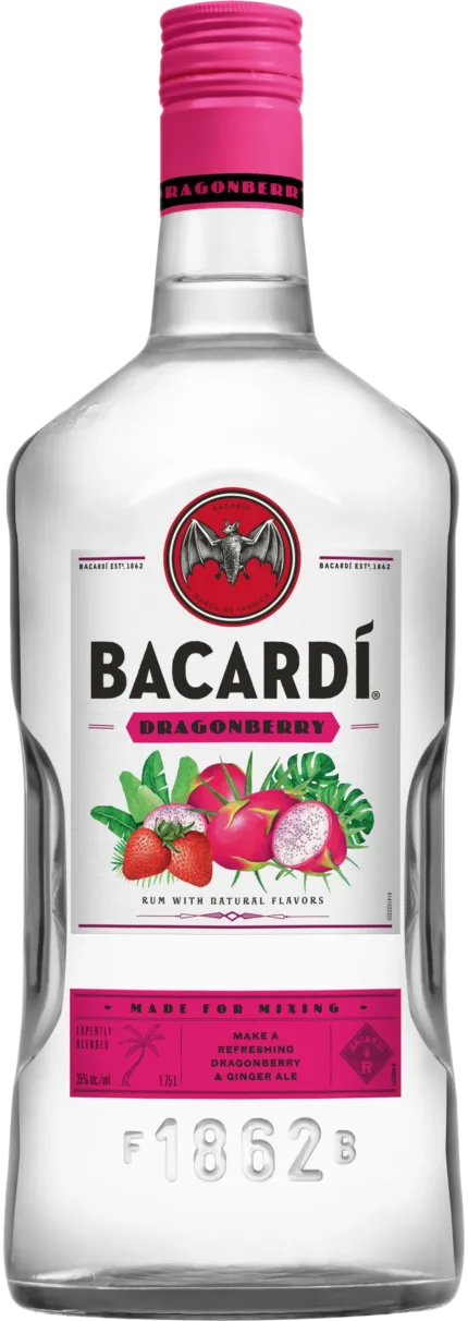 Bacardi Dragon Berry Rum 1.75L