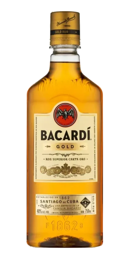 Bacardi Gold Rum 750ML PET
