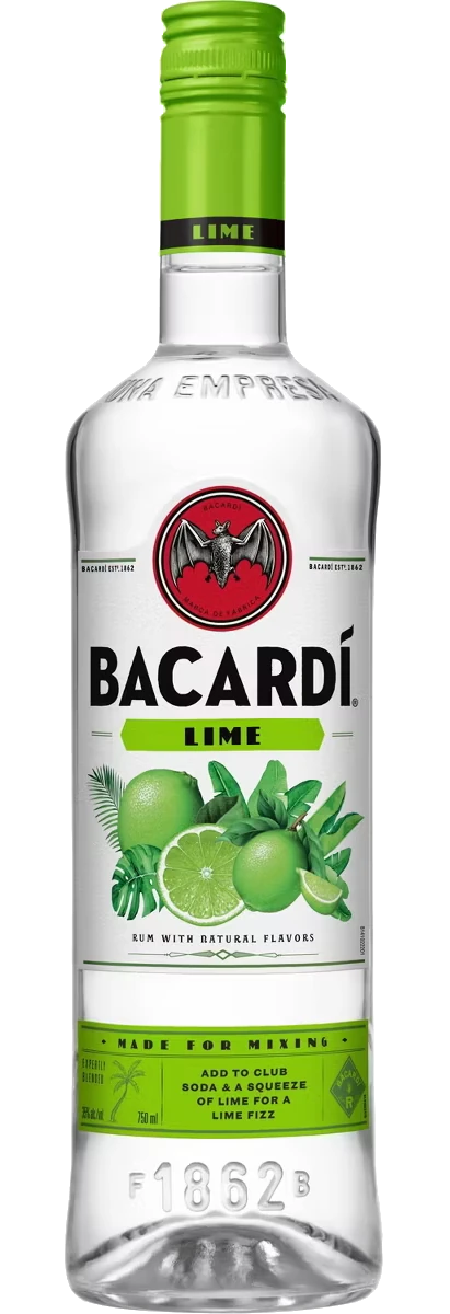 Bacardi Lime Rum 750ML Bacardi Lime Rum 750ML