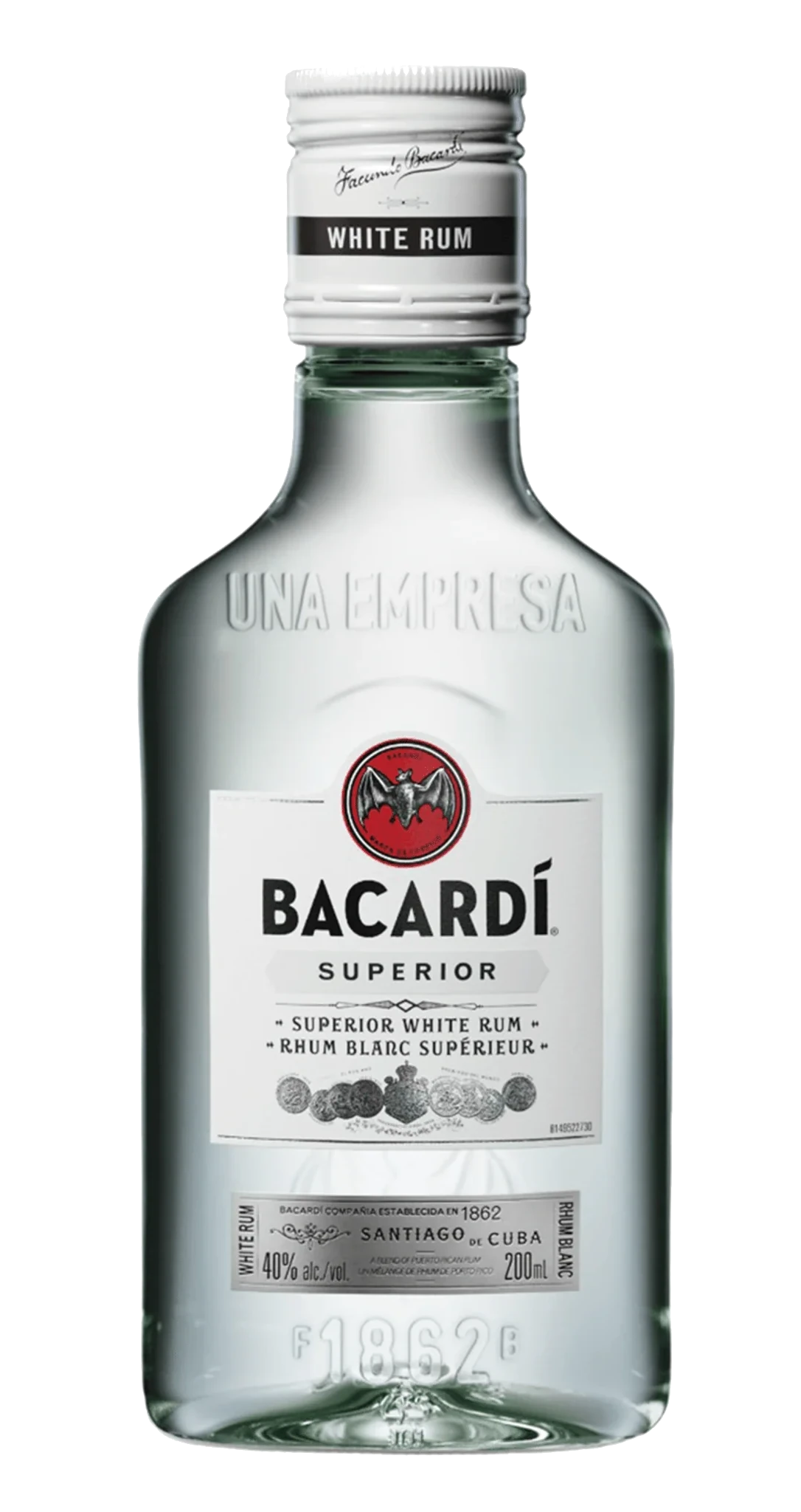 Bacardi Superior Rum 200ML Bacardi Superior Rum 200ML