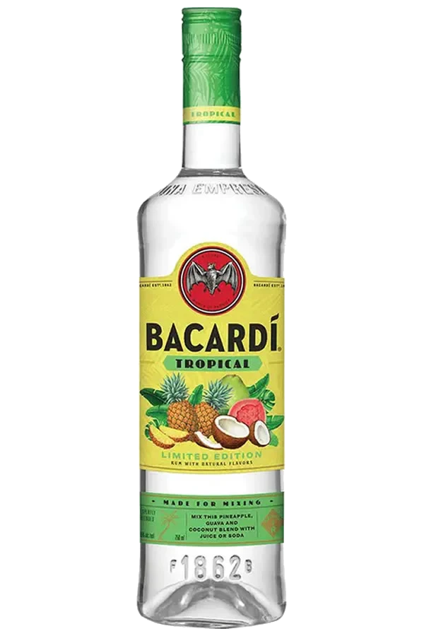 Bacardi Tropical Rum 750ML Bacardi Tropical Rum 750ML