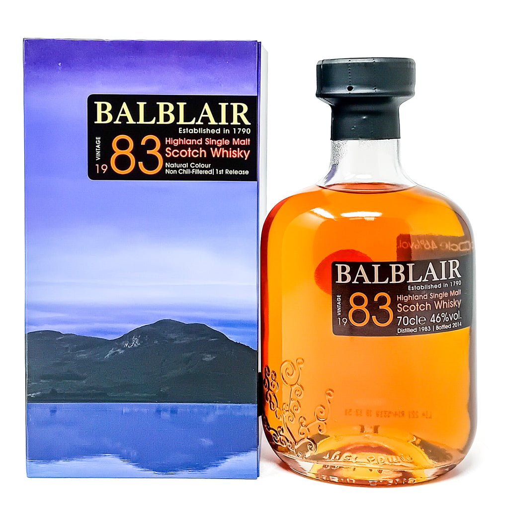 Balblair 1983 1st Release Single Malt Scotch Whisky, 70cl, 46% ABV Balblair 1983 1st Release Single Malt Scotch Whisky, 70cl, 46% ABV