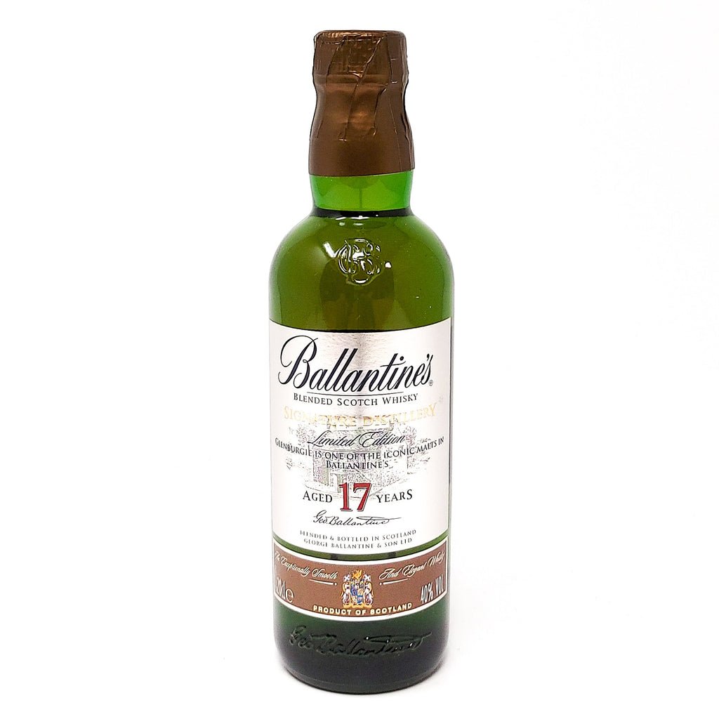 Ballantine's 17 Year Old Signature Distillery Glenburgie Blended Scotch Whisky, Half Bottle, 20cl, 40% ABV Ballantine's 17 Year Old Signature Distillery Glenburgie Blended Scotch Whisky, Half Bottle, 20cl, 40% ABV
