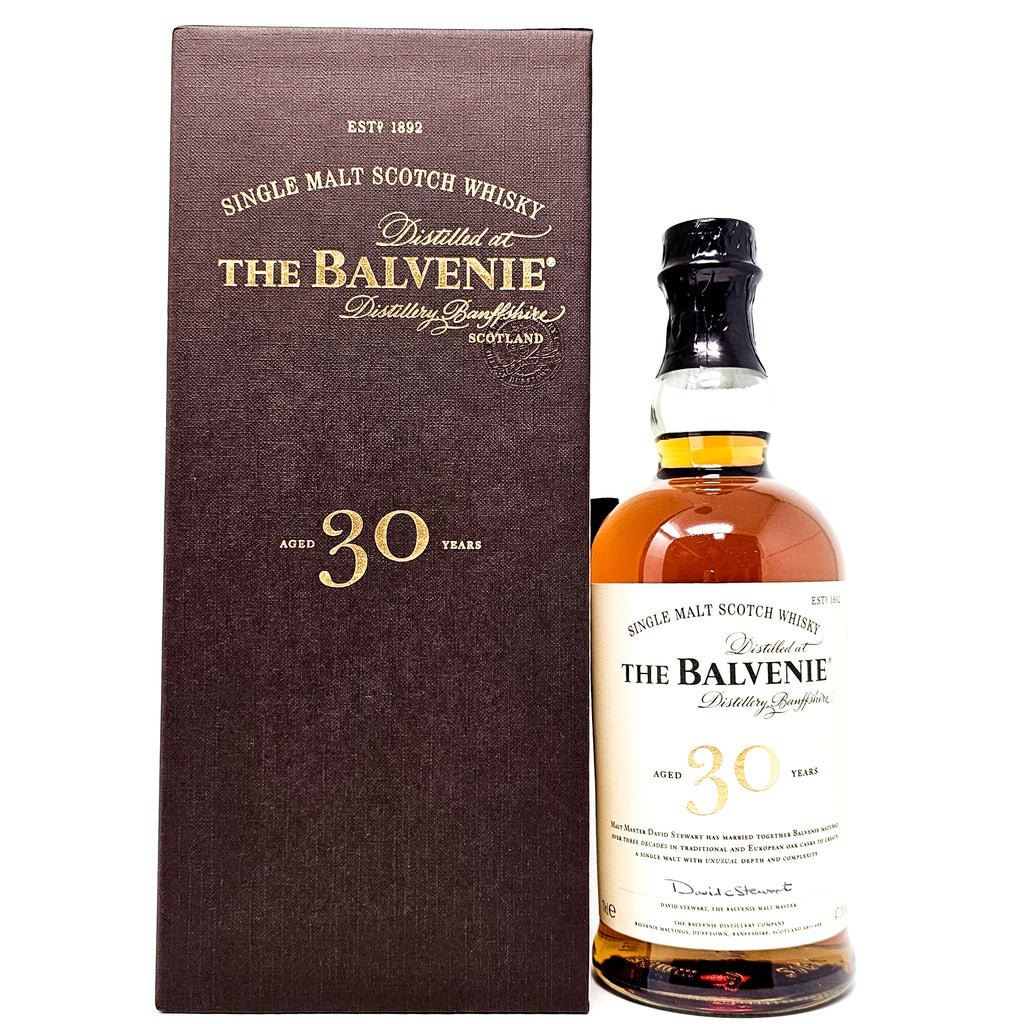 Balvenie 30 Year Old Single Malt Scotch Whisky, 70cl, 47.3% ABV Balvenie 30 Year Old Single Malt Scotch Whisky, 70cl, 47.3% ABV