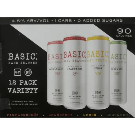 Basic Seltzer Variety 12Pk