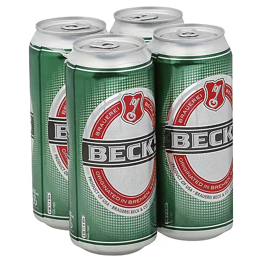 Becks 4Pk 16OZ Cans Becks 4Pk 16OZ Cans