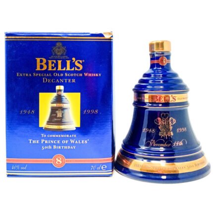 Bell's 'The Prince of Wales 50th Birthday' Decanter 8 Year Old Extra Special Blended Scotch Whisky, 70cl, 40% ABV
