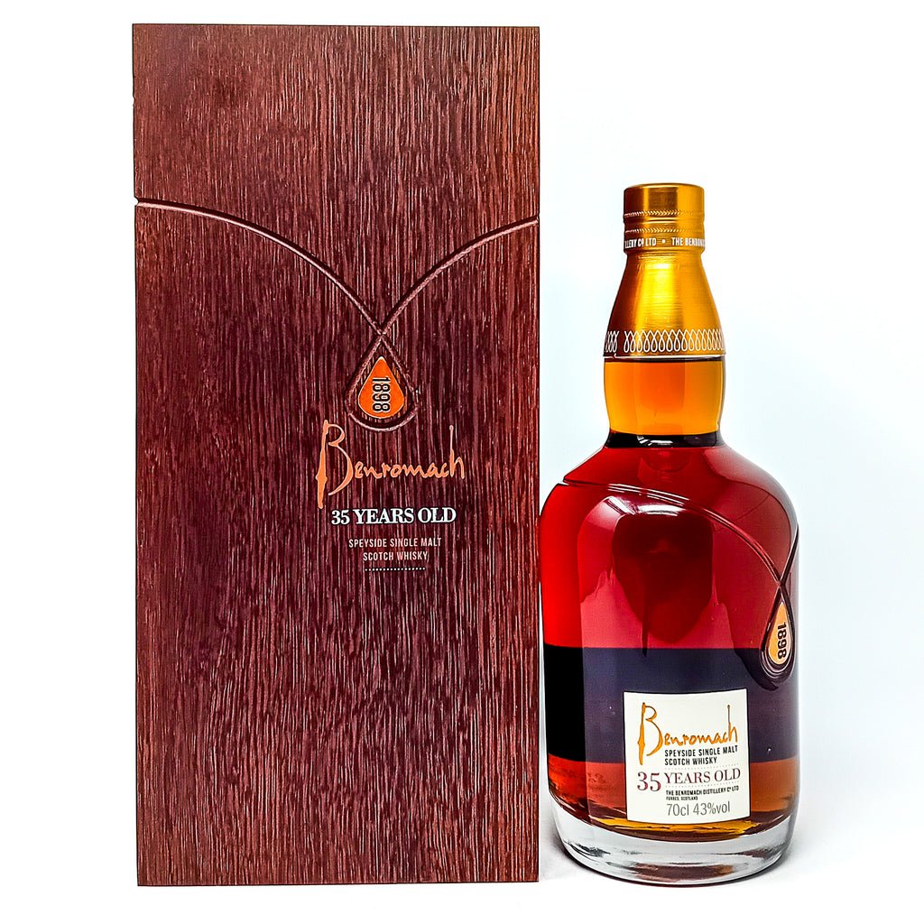 Benromach 35 Year Old Single Malt Scotch Whisky, 70cl, 43% ABV Benromach 35 Year Old Single Malt Scotch Whisky, 70cl, 43% ABV