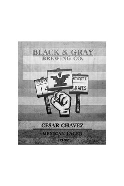 Black & Gray Cesar Chavez 4Pk