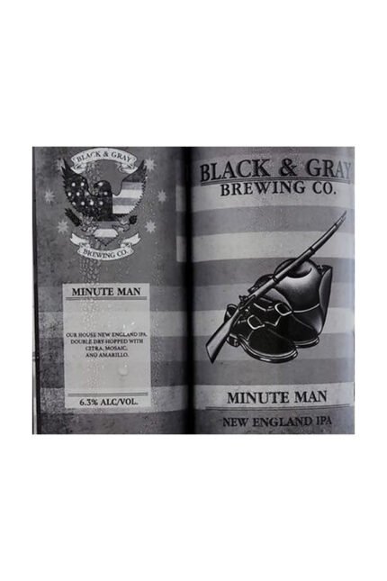 Black & Gray Minuteman 4Pk
