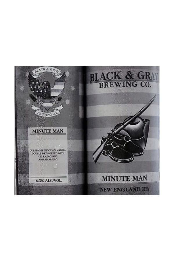 Black & Gray Minuteman 4Pk Black & Gray Minuteman 4Pk