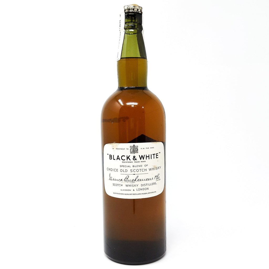 Black & White Buchanan's Old Scotch Whisky Pre-1952 Black & White Buchanan's Old Scotch Whisky Pre-1952