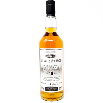 Blair Athol 10 Year Old Manager's Dram Single Malt Scotch Whisky, 70cl, 57.1% ABV