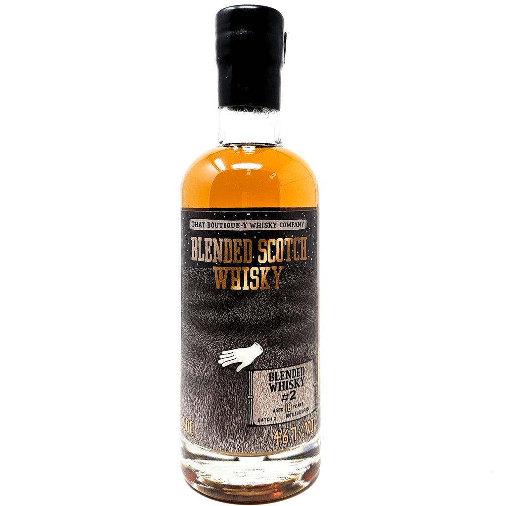 Blended Whisky #2 18 Year Old That Boutique-y Whisky Company Blended Malt Scotch Whisky, 50cl, 46.7% ABV Blended Whisky #2 18 Year Old That Boutique-y Whisky Company Blended Malt Scotch Whisky, 50cl, 46.7% ABV