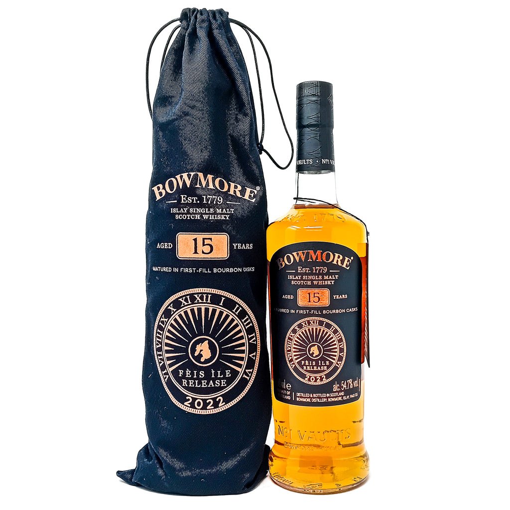 Bowmore 15 Year Old 2022 Feis Ile Release Single Malt Scotch Whisky, 70cl, 54.7% ABV Bowmore 15 Year Old 2022 Feis Ile Release Single Malt Scotch Whisky, 70cl, 54.7% ABV
