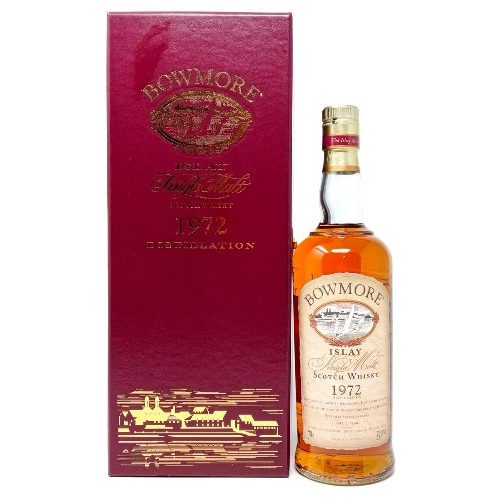 Bowmore 1972 27 Year Old Cask Strength Single Malt Scotch Whisky, 70cl, 53.3% ABV Bowmore 1972 27 Year Old Cask Strength Single Malt Scotch Whisky, 70cl, 53.3% ABV