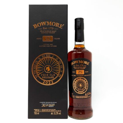 Bowmore 1996 Oloroso Cask 25 Year Old 2022 Feis Ile Release Single Malt Scotch Whisky, 70cl, 51.2% ABV