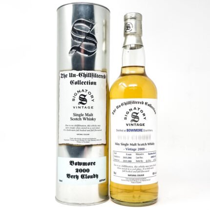 Bowmore 2000 8 Year Old Signatory Vintage Single Malt Scotch Whisky, 70cl, 40% ABV
