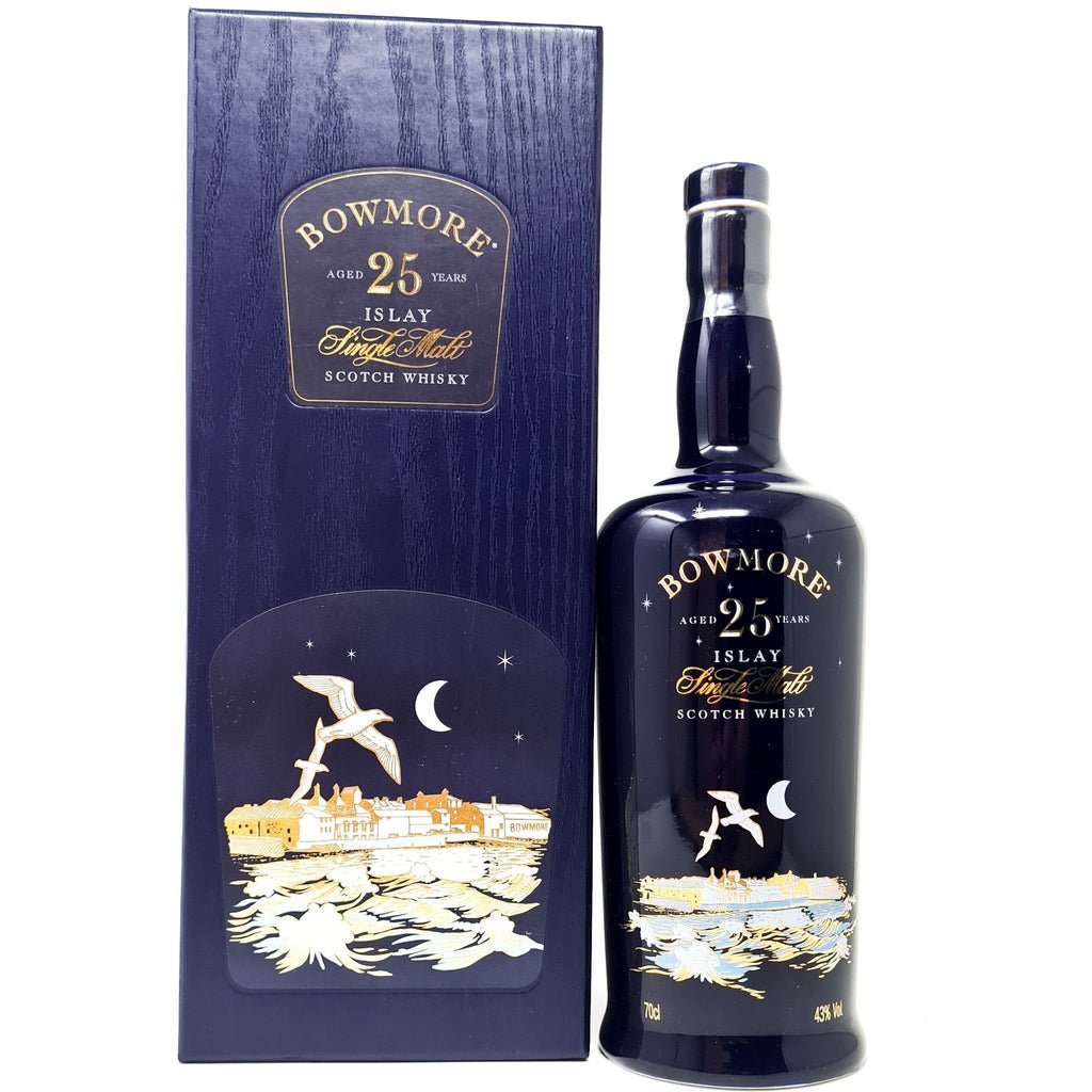 Bowmore 25 Year Old The Gulls Single Malt Scotch Whisky, 70cl, 43% ABV Bowmore 25 Year Old The Gulls Single Malt Scotch Whisky, 70cl, 43% ABV