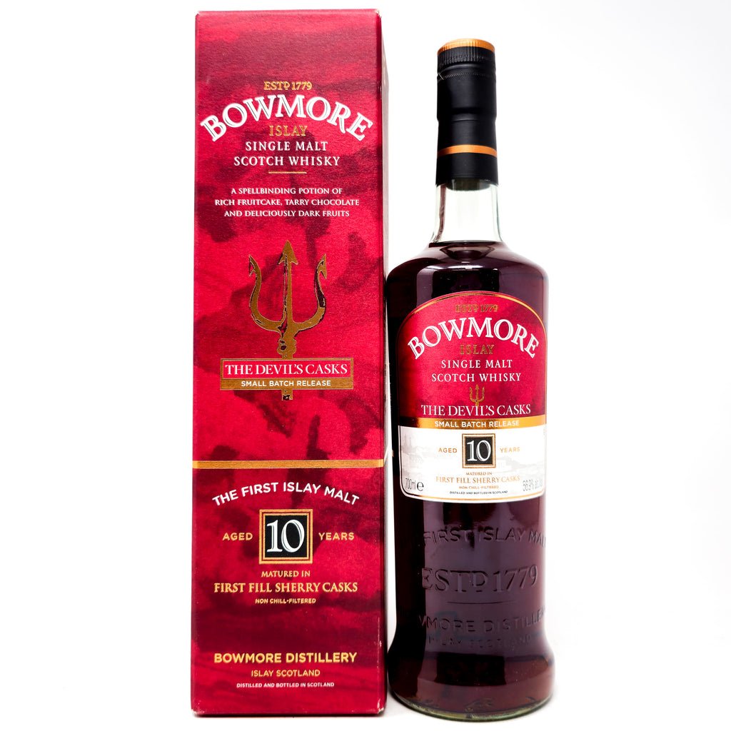 Bowmore Devil's Casks 10 Year Old Batch #1 Single Malt Scotch Whisky, 70cl, 56.9% ABV Bowmore Devil's Casks 10 Year Old Batch #1 Single Malt Scotch Whisky, 70cl, 56.9% ABV