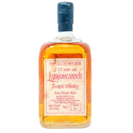 Bowmore 'Largiemeanoch' 1976 17 Year Old Cask no. 3522 Single Malt Scotch Whisky, 70cl, 51.9% ABV