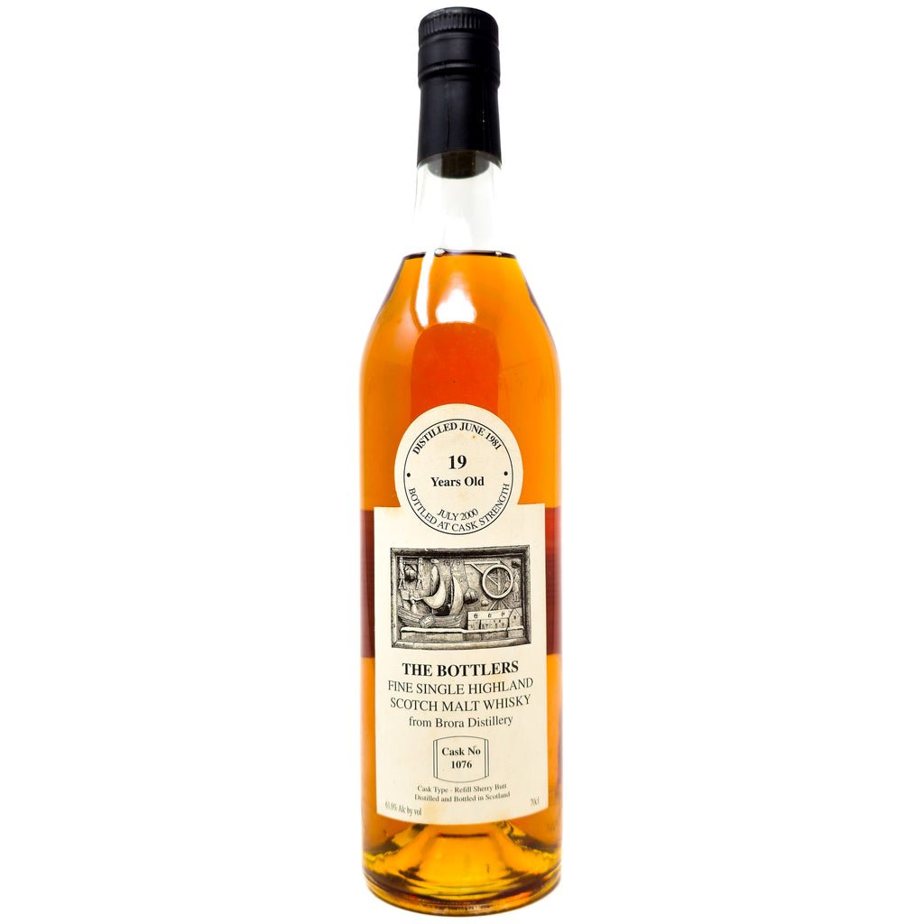 Brora 1981 19 Year Old The Bottlers #1076 Single Malt Scotch Whisky, 70cl, 61.0% ABV Brora 1981 19 Year Old The Bottlers #1076 Single Malt Scotch Whisky, 70cl, 61.0% ABV