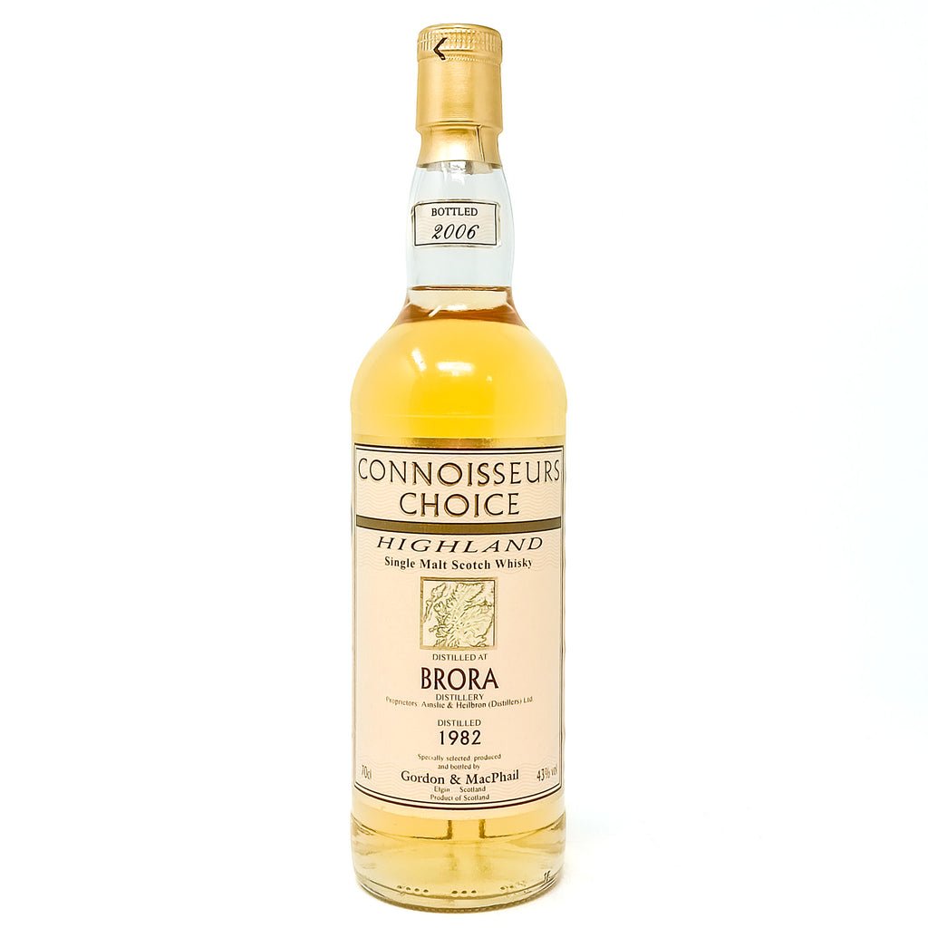 Brora 1982 Gordon & MacPhail Connoisseurs Choice Single Malt Scotch Whisky, 70cl, 43% ABV Brora 1982 Gordon & MacPhail Connoisseurs Choice Single Malt Scotch Whisky, 70cl, 43% ABV