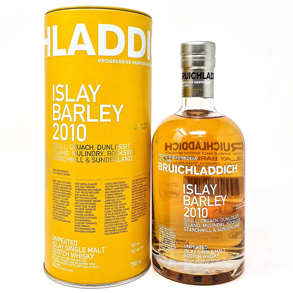 Bruichladdich 2010 Islay Barley Single Malt Scotch Whisky, 70cl, 50% ABV Bruichladdich 2010 Islay Barley Single Malt Scotch Whisky, 70cl, 50% ABV