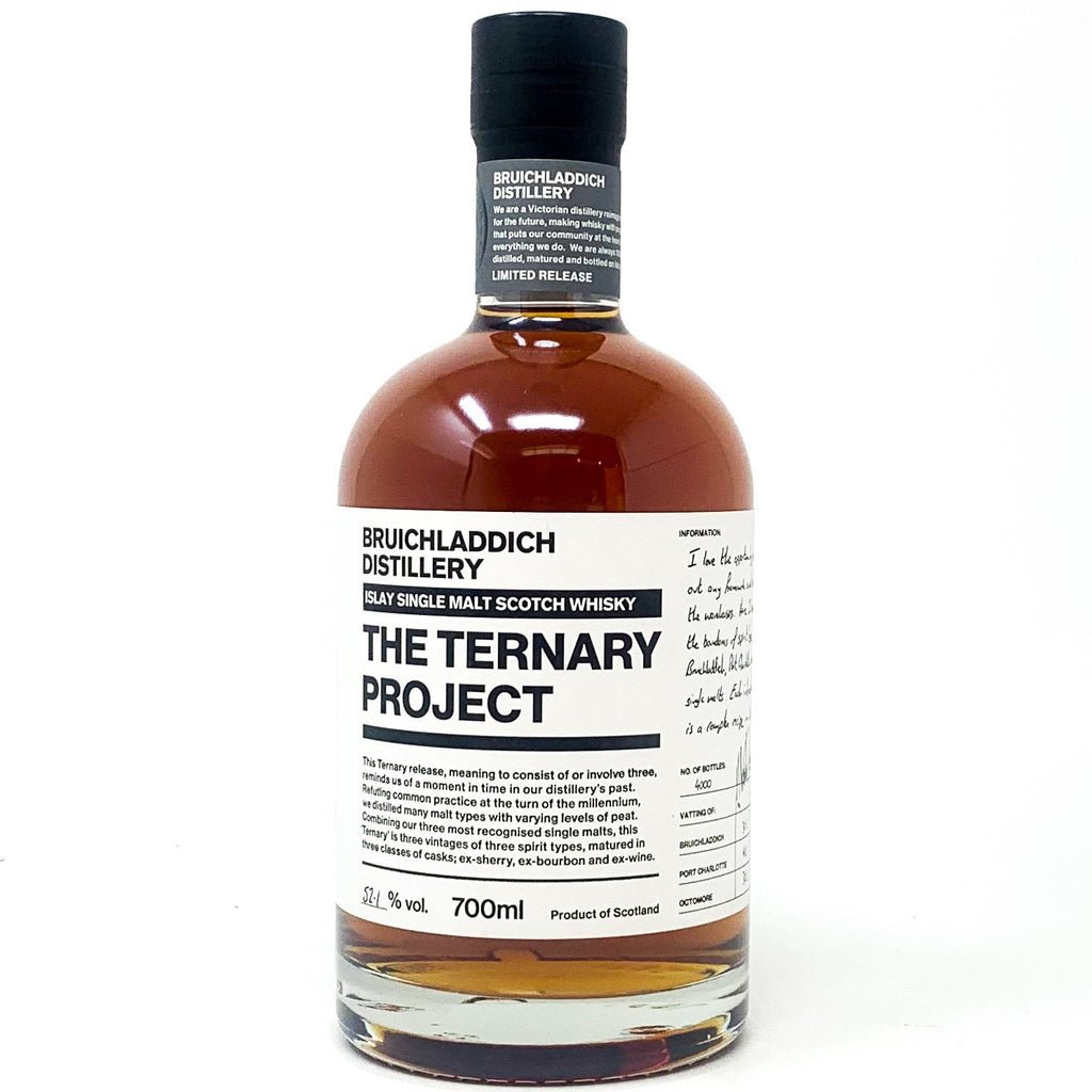 Bruichladdich The Ternary Project Single Malt Scotch Whisky, 70cl, 52.1% ABV Bruichladdich The Ternary Project Single Malt Scotch Whisky, 70cl, 52.1% ABV