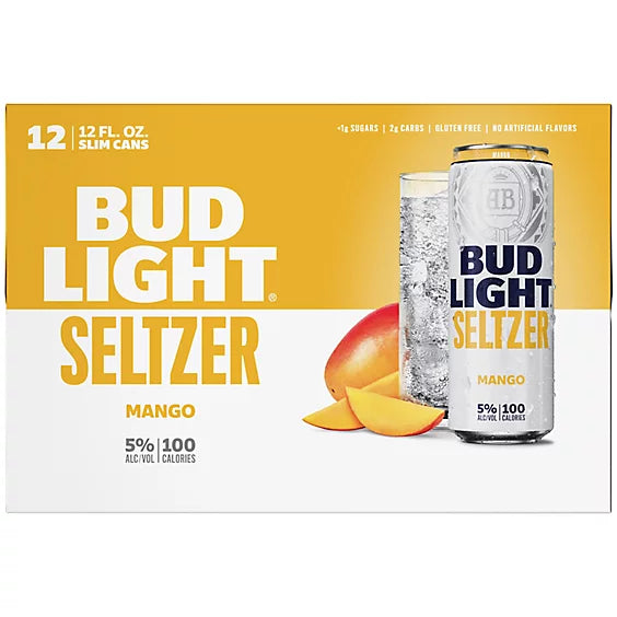 Bud Light Seltzer Mango 12Pk Bud Light Seltzer Mango 12Pk