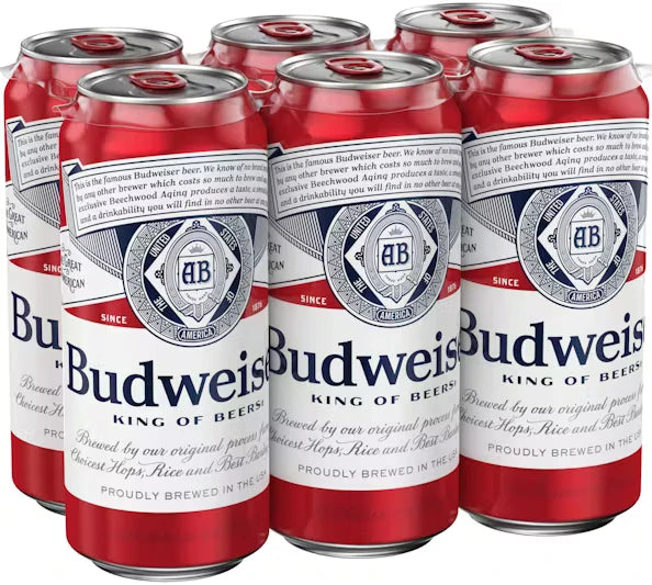 Budweiser 6Pk 16OZ Cans Budweiser 6Pk 16OZ Cans