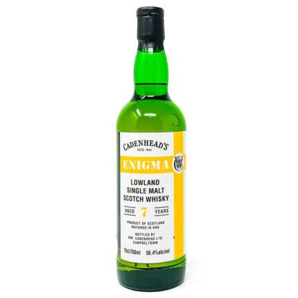 Cadenhead's 2016 7 Year Old Enigma Lowland Single Malt Scotch Whisky, 70cl, 56.4% ABV
