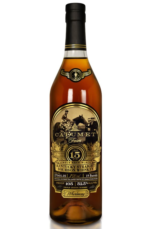 Calumet Farms 15 Year Single Rack Black Bourbon 750ML Calumet Farms 15 Year Single Rack Black Bourbon 750ML