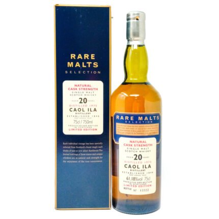 Caol Ila 1975 20 Year Old Rare Malts Single Malt Scotch Whisky, 75cl, 61.18% ABV